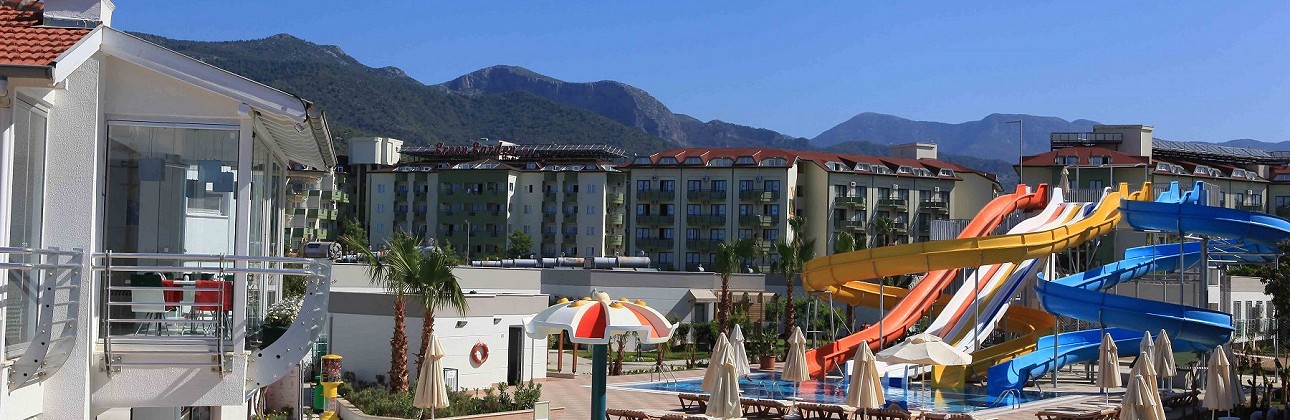 Poilsis Turkijoje: 4★ Green Garden Beach viešbutis su viskas įskaičiuota vos už 563€, keliaujant su vaikais