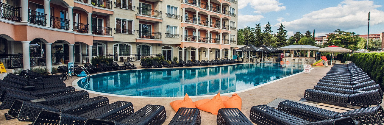 7 n. atostogos Bulgarijoje: 4★ Avenue Deluxe viešbutis su viskas įskaičiuota už 447€ 466€ 