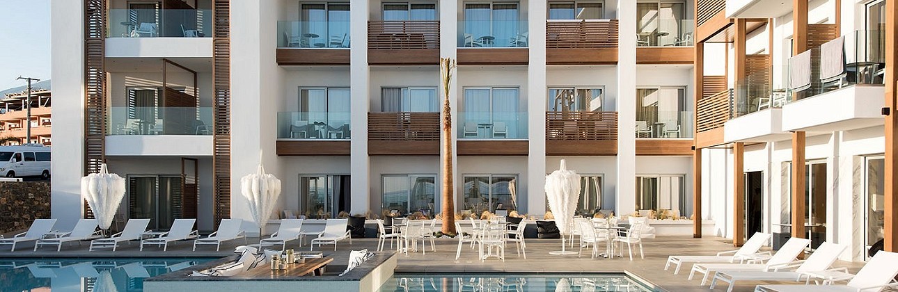 Atostogos Kretos saloje: 5★ Ammos Beach viešbutis tik suaugusiems su pusryčiais ir vakarienėmis už 620€
