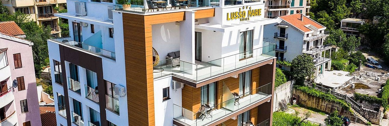 Atostogos Juodkalnijoje: 4★ Lusso Mare viešbutis su maitinimu už 609€