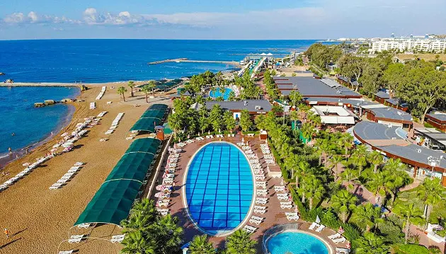 Alanija: atostogos prie jūros 5★ viešbutyje Eftalia Aqua Resort Hotel