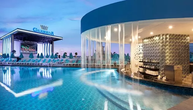 Kokybiškos atostogos Turkijoje: Granada Luxury Beach 5★ viešbutis su ULTRA VISKAS ĮSKAIČIUOTA
