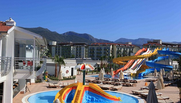 Poilsis Turkijoje: 4★ Green Garden Beach viešbutis su viskas įskaičiuota vos už 563€, keliaujant su vaikais