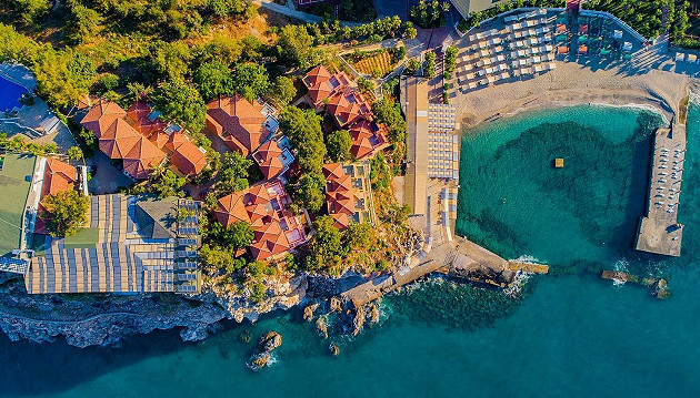Turkijos gamtos grožis poilsinėje kelionėje: 5★ Senza Garden Holiday Club viešbutis su ultra viskas įskaičiuota už 375€
