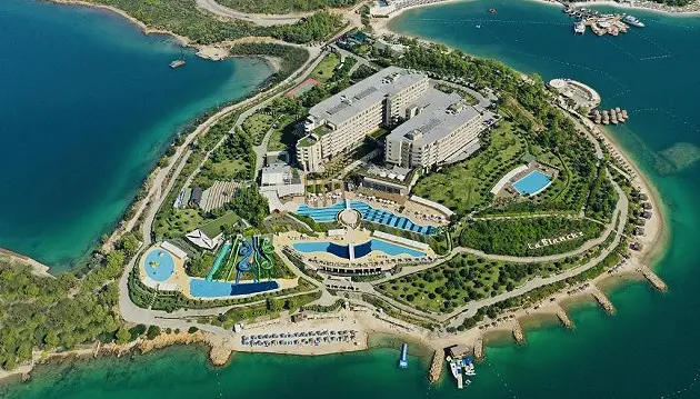 Kelionė į Bodrumą: 5★ La Blanche Island Bodrum viešbutyje su ultra viskas įskaičiuota