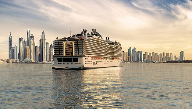 Įspūdingas pasiūlymas Naujųjų metų sutikimui: kruizas MSC World Europa iš Dubajaus su skrydžiu už 1552€