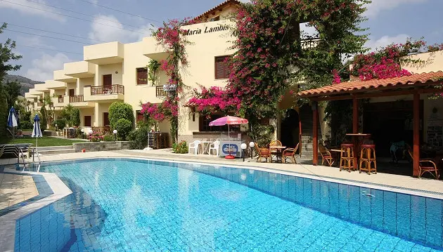 Ramios atostogos saulėtoje Kretoje: 3★ viešbutis Maria Lambis Hotel su pasirinktu maitinimu