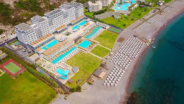 Kokybiškas poilsis Rodo saloje: 5★ Mitsis Alila Resort & Spa viešbutis su ultra viskas įskaičiuota
