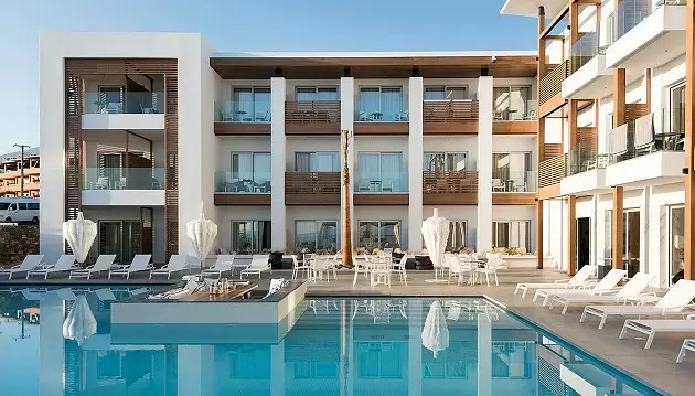 Atostogos Kretos saloje: 5★ Enorme Ammos Beach Resort viešbutis tik suaugusiems su pusryčiais ir vakarienėmis